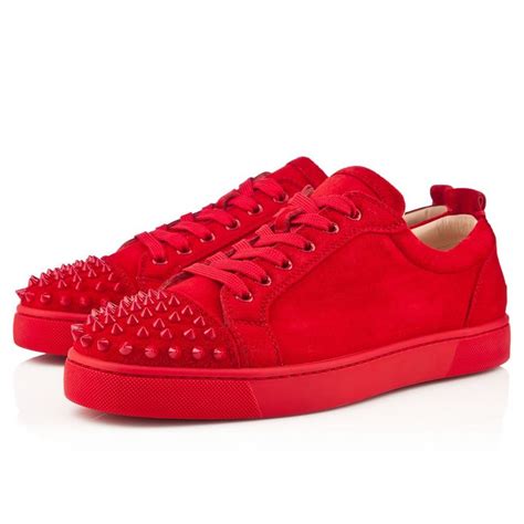 red bottom tennis shoes for men